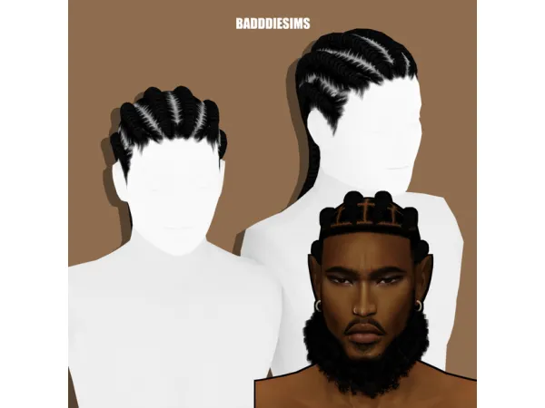 Alpha JULIUS HAIR - The Sims 4 Custom Content