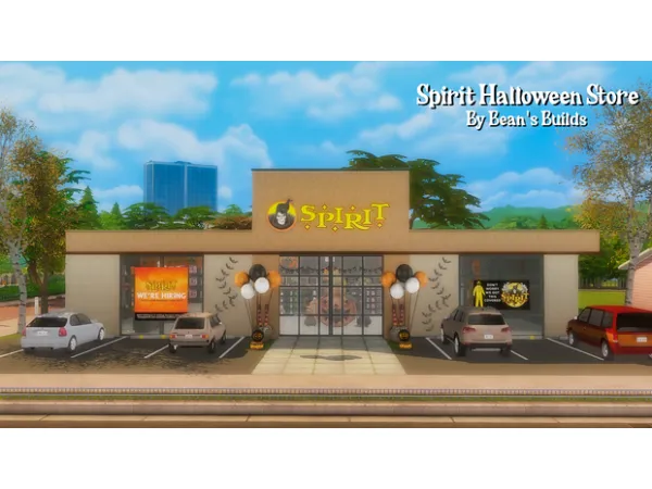Mix Spirit Halloween Store - The Sims 4 Custom Content