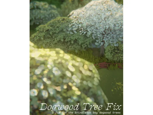 Maxis Match dogwood tree fix - The Sims 4 Custom Content
