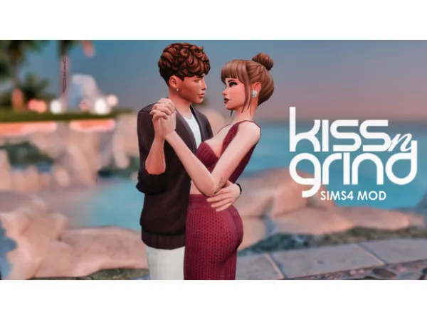 Mix SIMS4 MOD Kiss n Grind 15 Slow Dance - The Sims 4 Custom Content