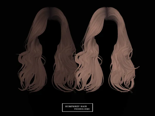 Alpha Humphrey Hair - The Sims 4 Custom Content
