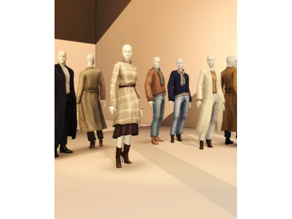 Maxis Match Autumn City II - The Sims 4 Custom Content