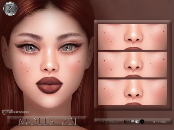 Alpha ZENX MOLES Z21 - The Sims 4 Custom Content