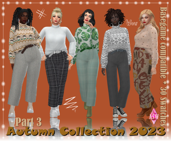 Maxis Match Autumn Collection 2023 Part 3 by simsfinds - The Sims 4 Custom Content