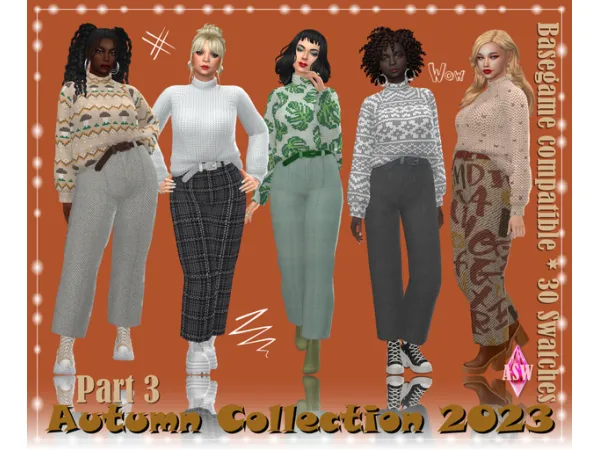 Maxis Match Autumn Collection 2023 Part 3 - The Sims 4 Custom Content