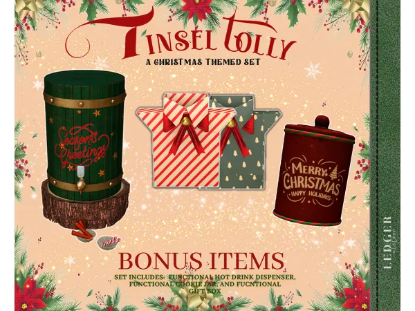 Alpha Tinsel Tolly Bonus tems (Atelier Tier) by ledger Atelier - The Sims 4 Custom Content