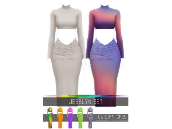 Alpha JESSLYN SET - The Sims 4 Custom Content