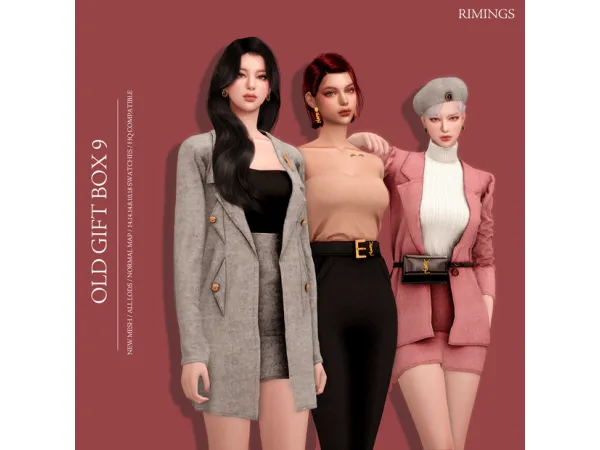 Alpha [RIMINGS] OLD GIFT BOX 9 - The Sims 4 Custom Content