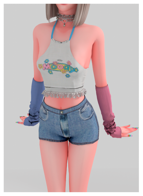 Alpha KITTEN 99'S GIRL SET by ohmybunnny2 - The Sims 4 Custom Content