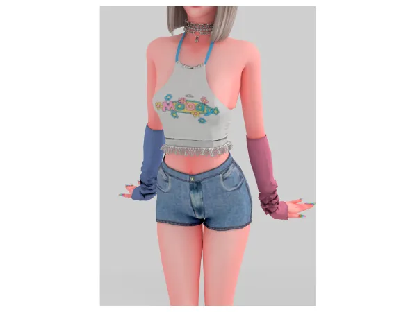 Alpha KITTEN 99'S GIRL SET - The Sims 4 Custom Content
