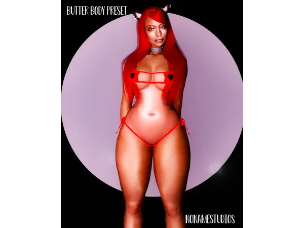 Alpha Butter Body Preset - The Sims 4 Custom Content