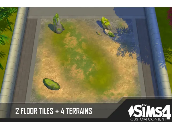Maxis Match Terrain Komorebi - The Sims 4 Custom Content