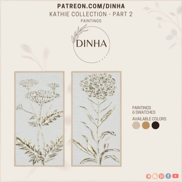 Mix Kathie Collection Part 2 by dinhagamer - The Sims 4 Custom Content