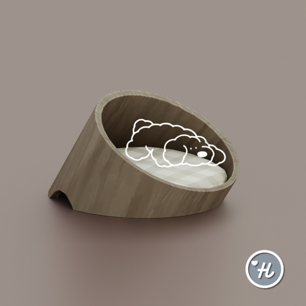 Alpha SMALL PAWS pet bed by simsfinds - The Sims 4 Custom Content