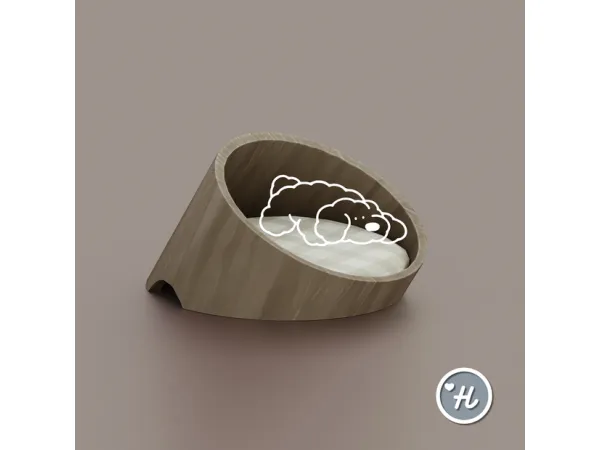 Alpha SMALL PAWS pet bed - The Sims 4 Custom Content