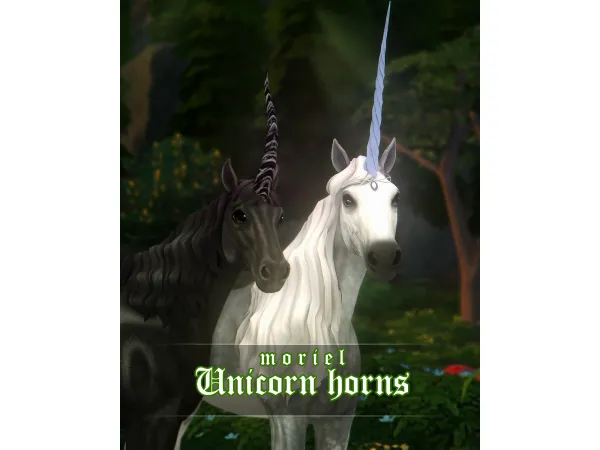 Mix Unicorn horn - The Sims 4 Custom Content