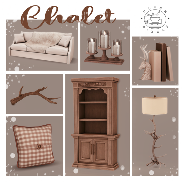 Maxis Match Swiss chalet by plush_pixels - The Sims 4 Custom Content