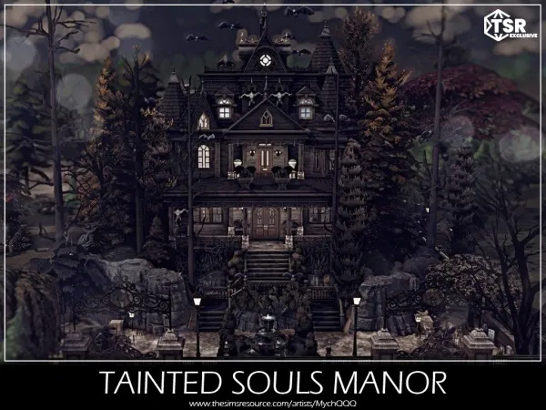 Alpha Tainted Souls Manor (No ) - The Sims 4 Custom Content