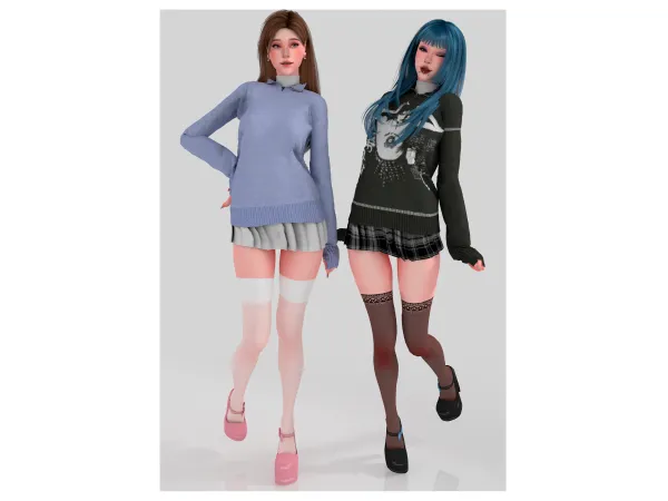 Alpha KITTEN STAY CUTE IN WINTER MINI COLLECTION - The Sims 4 Custom Content