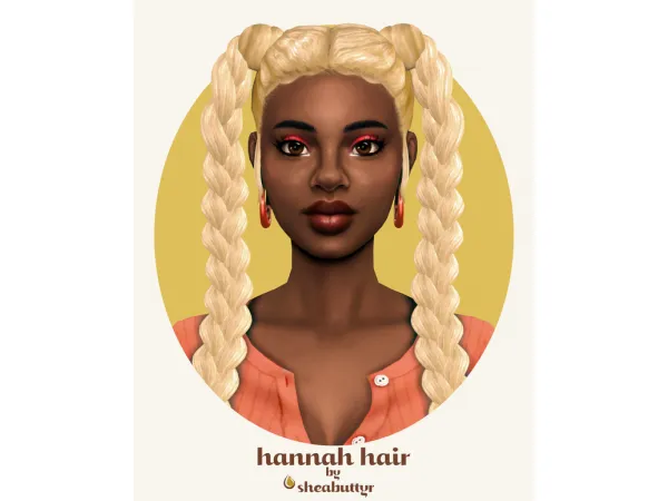 Maxis Match hannah hair - The Sims 4 Custom Content