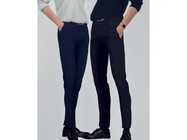 Alpha KK July set M Slim fit slacks - The Sims 4 Custom Content