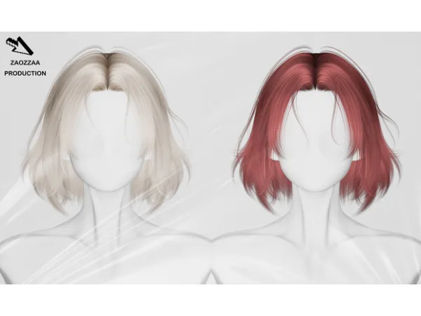 Alpha [ZAO]Forty Hair - The Sims 4 Custom Content