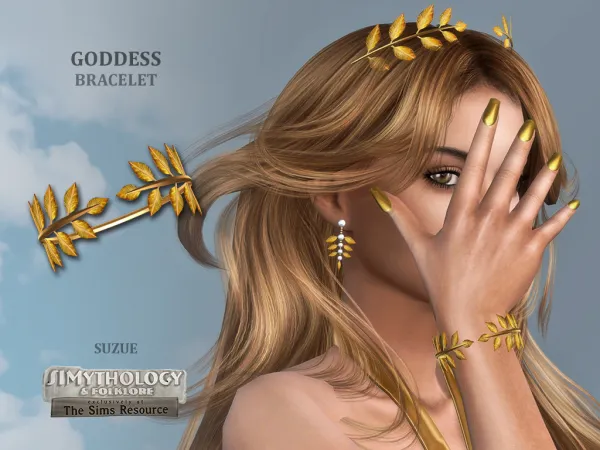 Alpha SIMythology Goddess Bracelet - The Sims 4 Custom Content