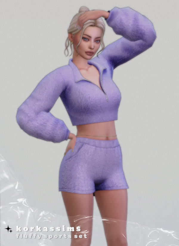 Maxis Match fluffy sports set by simsfinds - The Sims 4 Custom Content