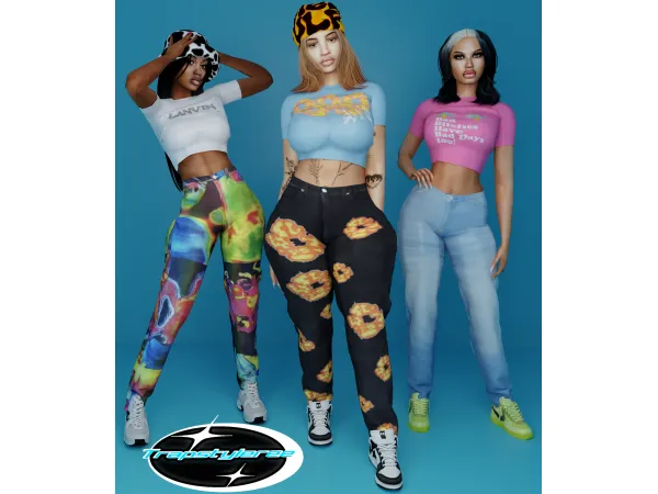 Alpha Sade Set by trapstyleree - The Sims 4 Custom Content