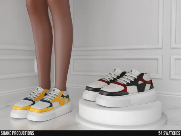 Alpha Sneakers (Female) S112303 - The Sims 4 Custom Content