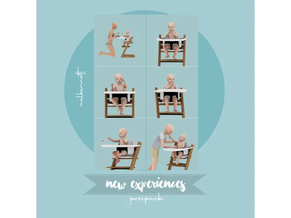 Mix New Experiences Posepack - The Sims 4 Custom Content