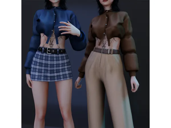 Alpha TRIYATED PUFFER - The Sims 4 Custom Content
