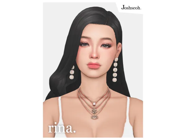 Maxis Match Rina Hair by jo_se_oh - The Sims 4 Custom Content