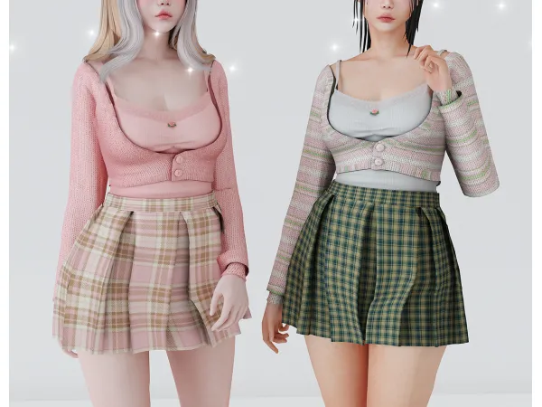 Alpha Romantic day outfit - The Sims 4 Custom Content
