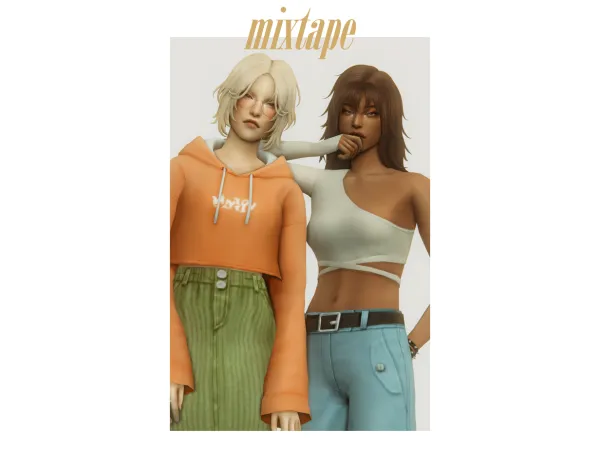 Maxis Match mixtape pack by clumsyalien - The Sims 4 Custom Content