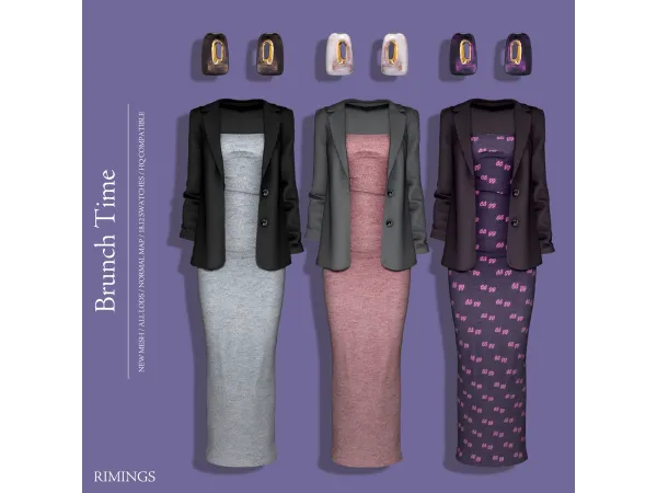 Alpha [RIMINGS] Brunch Time by RIMINGs - The Sims 4 Custom Content