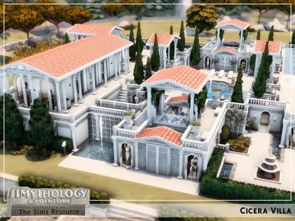 Mix Simythology Cicera Villa - The Sims 4 Custom Content