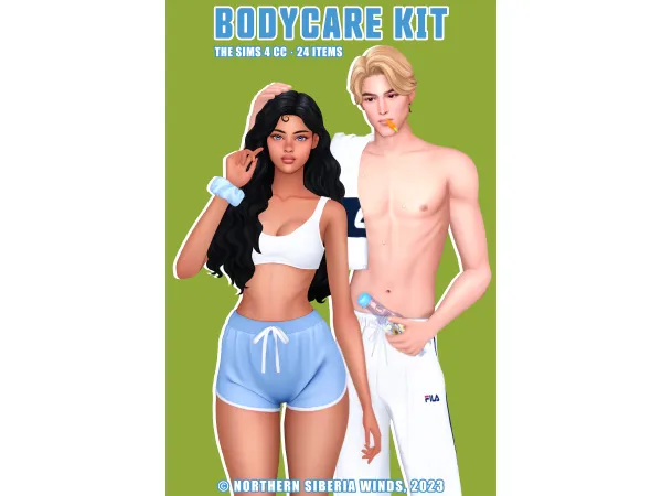 Maxis Match BODYCARE KIT by northernsiberiawinds - The Sims 4 Custom Content