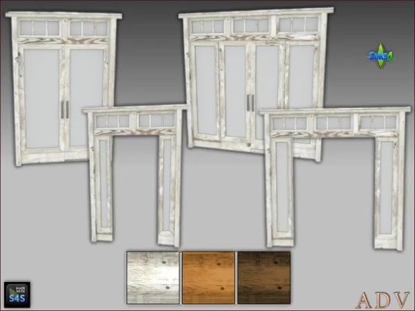 Alpha Doors and arches - The Sims 4 Custom Content