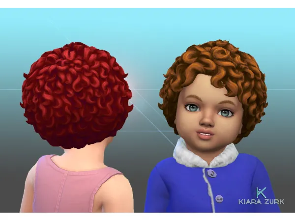Maxis Match Camila Curls for Toddlers by kiarazurk - The Sims 4 Custom Content