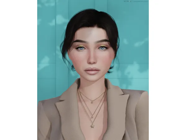 Alpha Female makeup and genetics - The Sims 4 Custom Content
