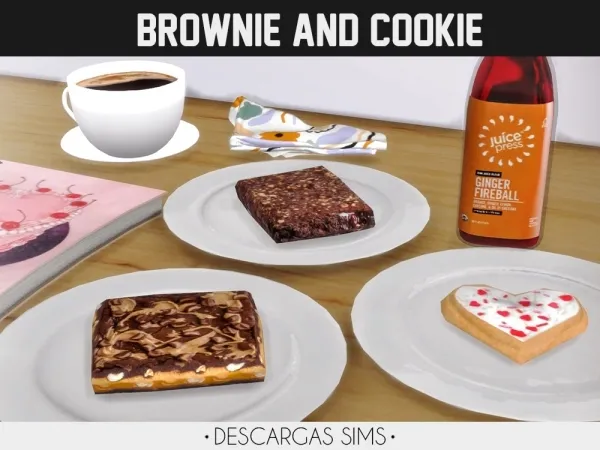 Alpha Brownie And Cookie - The Sims 4 Custom Content