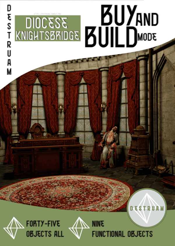 Alpha Diocese Knightsbridge by simsfinds - The Sims 4 Custom Content