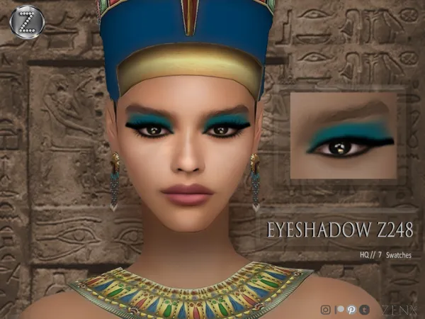 Mix ZENX EYESHADOW Z248 - The Sims 4 Custom Content