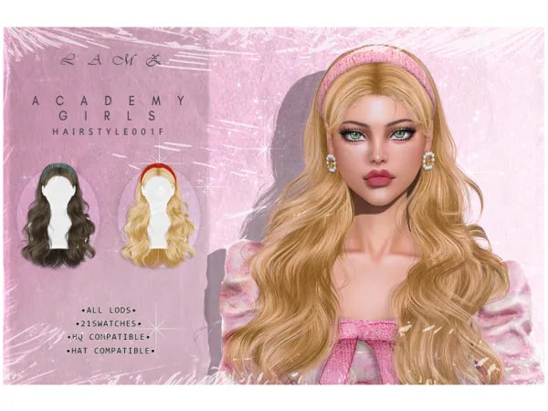 Alpha LAMZ_AcademyGirlsHairstyles_001F by lamzsims4 - The Sims 4 Custom Content