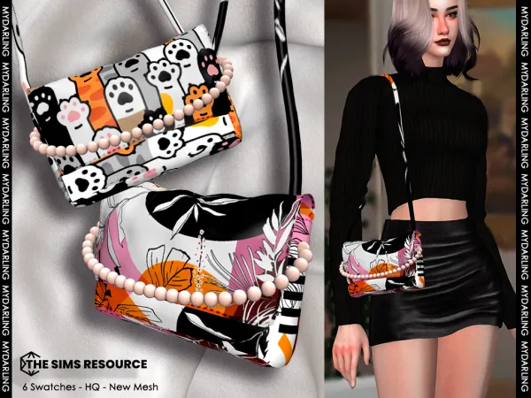 Alpha simple bag NA 0196 Adult by Mydarling20 - The Sims 4 Custom Content
