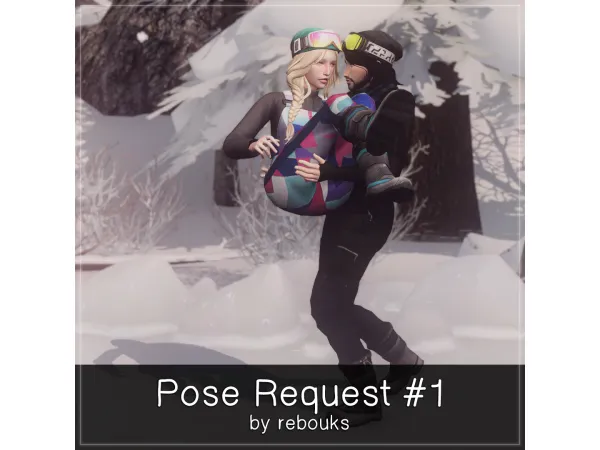Mix Pose Request 1 by rebouks - The Sims 4 Custom Content