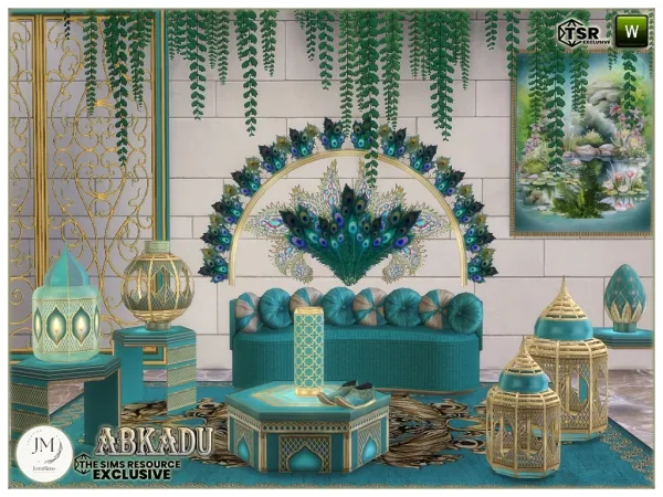 Alpha abkadu bedroom part 2 - The Sims 4 Custom Content