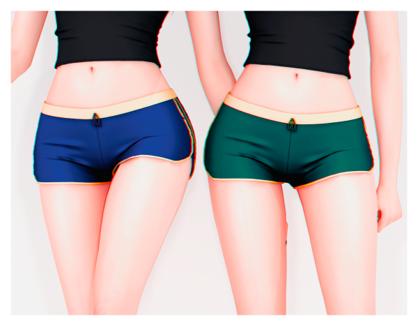 Alpha Glentleman Shorts by plbsims - The Sims 4 Custom Content