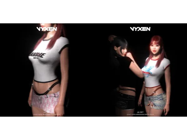 Alpha vyxen jia set - The Sims 4 Custom Content
